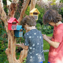 Classical Cedar Insect House For Back Yard Solid Wood Construction
