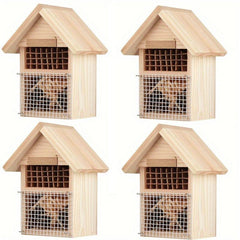 Classical Cedar Insect House For Back Yard Solid Wood Construction