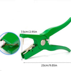 Livestock Ear Tag Pliers Universal Applicator Green