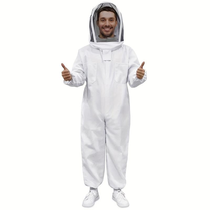 Professional Beekeeping Suit with Ventilated Veil Hood