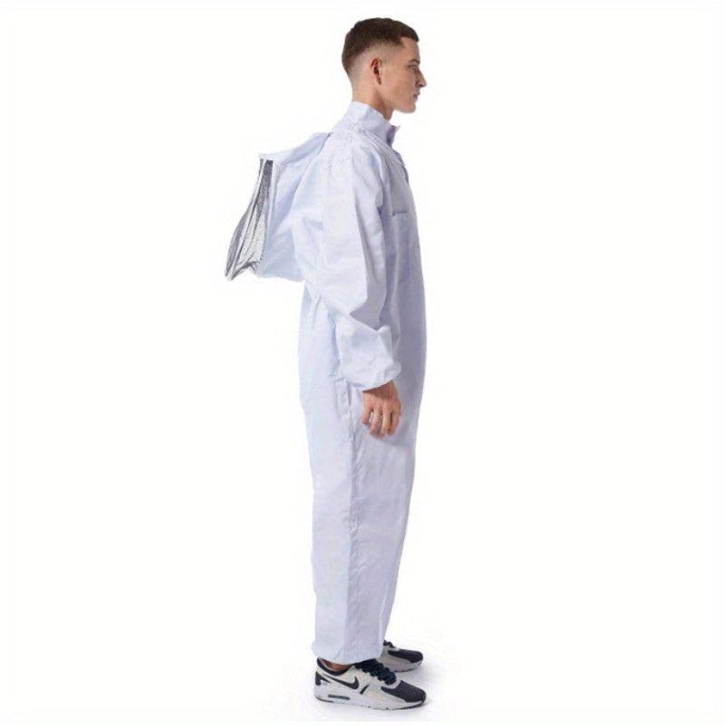 Professional Beekeeping Suit with Ventilated Veil Hood