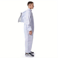 Professional Beekeeping Suit with Ventilated Veil Hood