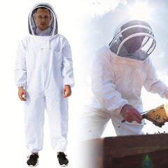 Professional Beekeeping Suit with Ventilated Veil Hood