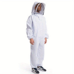 Professional Beekeeping Suit with Ventilated Veil Hood