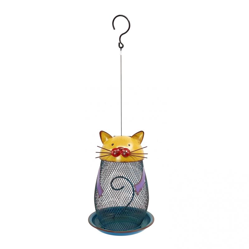 Solar-Powered Hanging Bird Feeder for Cats & Birds