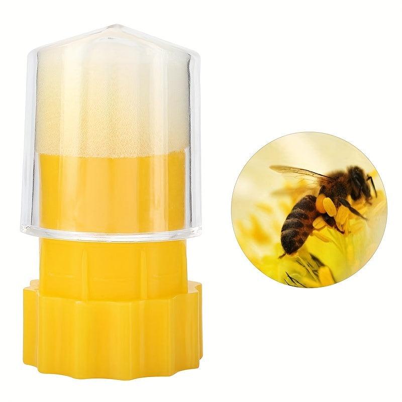 Bee King Mark Bottle Bee Catcher Yellow Plastic Mark Bottle