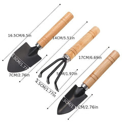 3pcs Plastic Garden Trowels Hand Shovels Ergonomic Handle
