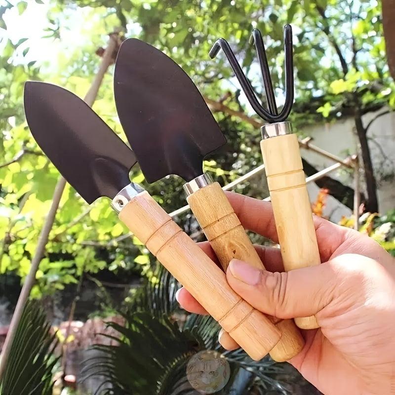 3pcs Plastic Garden Trowels Hand Shovels Ergonomic Handle
