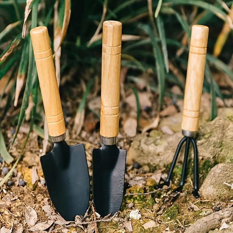 3pcs Plastic Garden Trowels Hand Shovels Ergonomic Handle