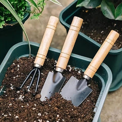 3pcs Plastic Garden Trowels Hand Shovels Ergonomic Handle