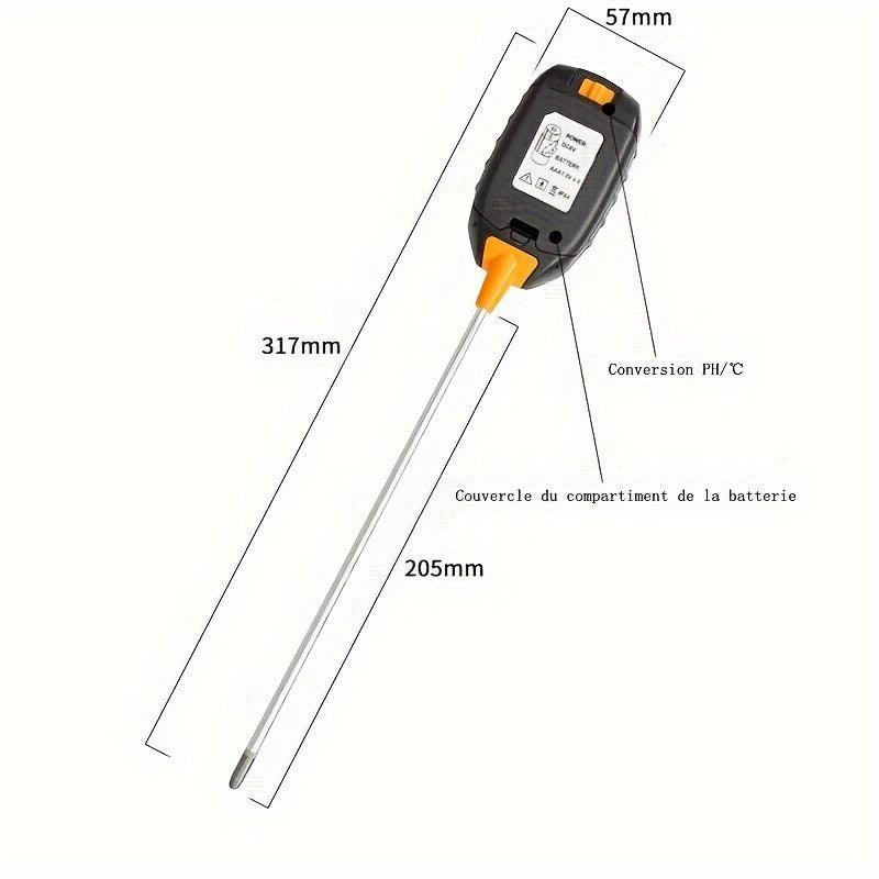 4 in 1 Soil pH Meter Plant Thermometer Moisture Tester