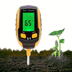 4 in 1 Soil pH Meter Plant Thermometer Moisture Tester