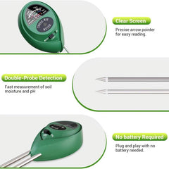 Soil Moisture Meter 3-In-1 Tester Kit for Plants