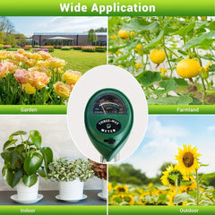 Soil Moisture Meter 3-In-1 Tester Kit for Plants