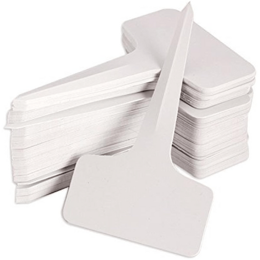 50pcs Plastic Plant T Type Tags Nursery Garden Labels 6