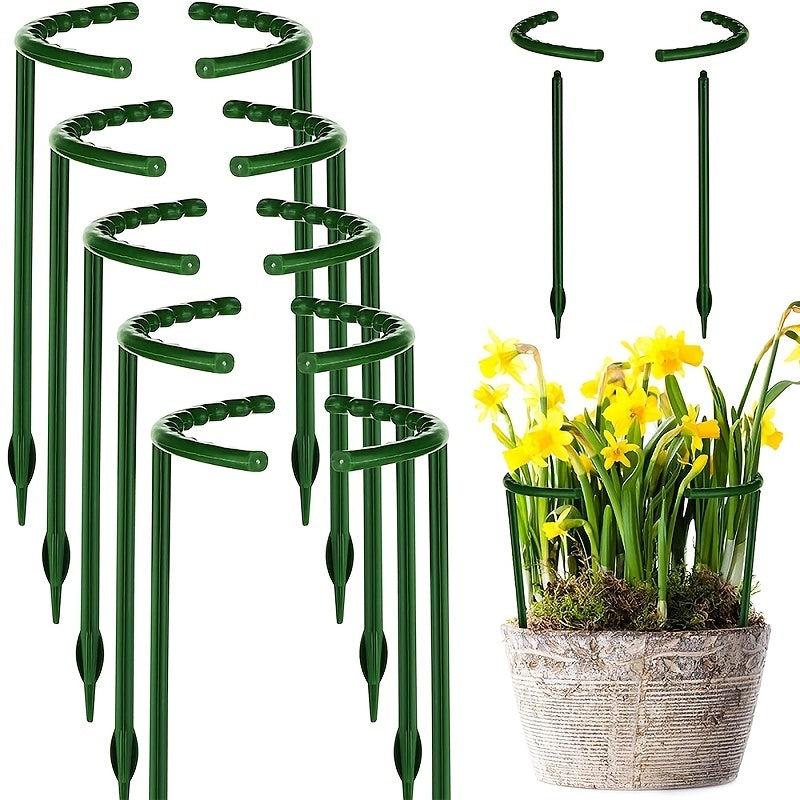 4pcs Plastic Plant Support Pile Frame Greenhouse Arrangement