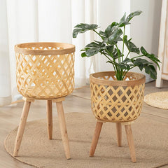 Nordic Style Flower Pots & Baskets for Elegant Living Room Decor