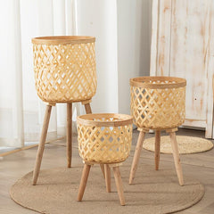 Nordic Style Flower Pots & Baskets for Elegant Living Room Decor