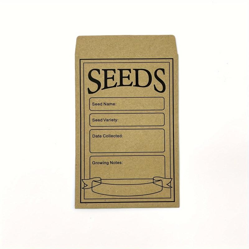 20pcs Self Sealing Seed Envelope Seed Packets Seed Saving Envelopes Template