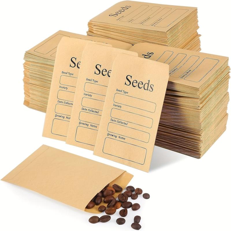 20pcs Self Sealing Seed Envelope Seed Packets Seed Saving Envelopes Template