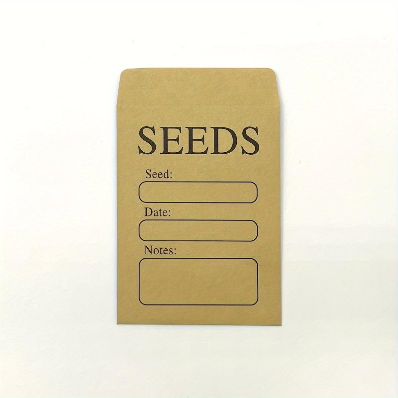 20pcs Self Sealing Seed Envelope Seed Packets Seed Saving Envelopes Template