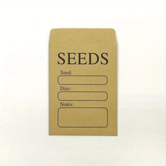 20pcs Self Sealing Seed Envelope Seed Packets Seed Saving Envelopes Template