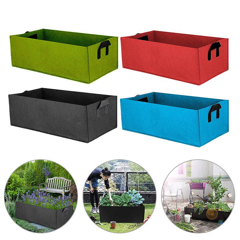 1pc Felt Grow Pots Rectangle Growing Pots Fabric Planting Bags
