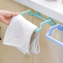 Kitchen Cabinet Door Garbage Bag Hanging Rack Storage Hook