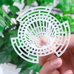 10pcs Flower Pot Bottom Hole Mesh Mat Plastic Orchid Drain Cover