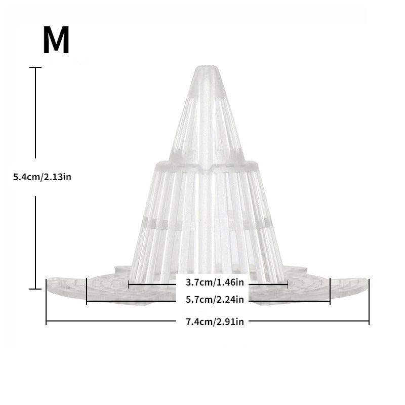 10pcs Flower Pot Bottom Hole Mesh Mat Plastic Orchid Drain Cover