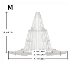 10pcs Flower Pot Bottom Hole Mesh Mat Plastic Orchid Drain Cover