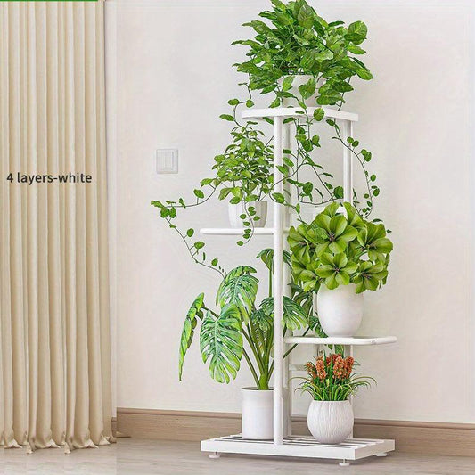 Cordial Shining Stand For Flowers Iron Plant Holder Storage Pot Rack Organizer