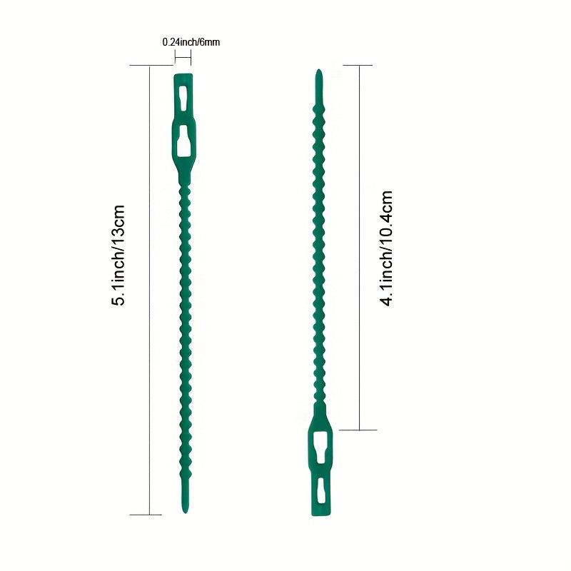 100pcs Adjustable Plant Ties - Planting Supplies Essential