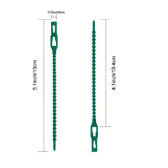 100pcs Adjustable Plant Ties - Planting Supplies Essential
