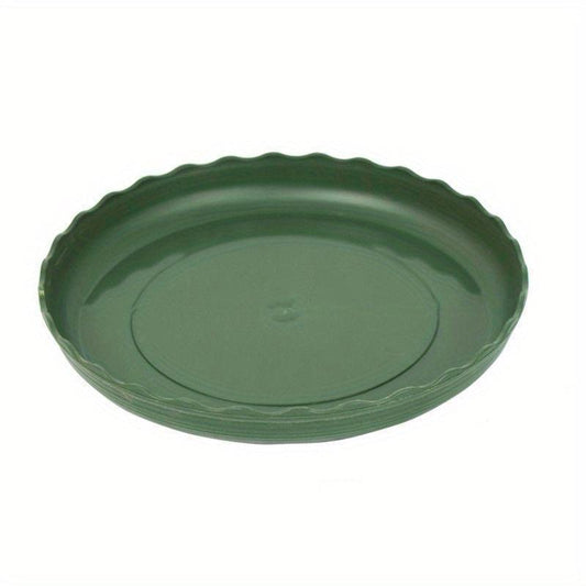 5pcs Plastic Planter Drain Trays for Patio Lawn & Garden