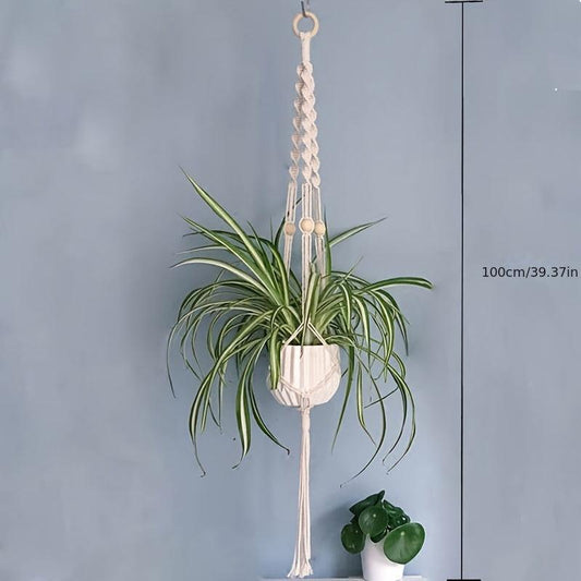 2pcs Macrame Plant Hanger Pot Hanging Holder Trellis Climbing Plants