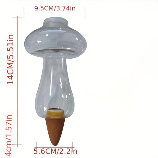 4pcs 300ML Self Watering Planter Insert Mushroom Shaped Automatic Plant Waterer