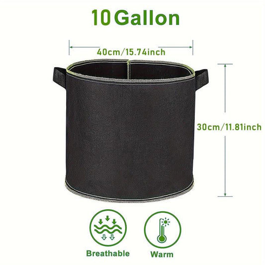 5 Gallon Grow Bags Heavy Duty Aeration Fabric Pots