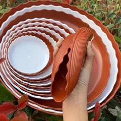 5pcs Plastic Planter Tray with Drain Tray for Patio Garden