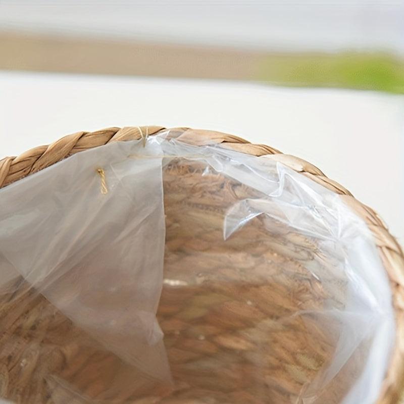 Straw Woven Flower Pot Basket Set Nordic Potted Creative Home Balcony Indoor/Out