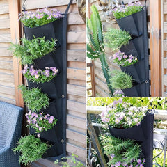 Hanging Vertical Garden Wall Planter with 6 Pockets