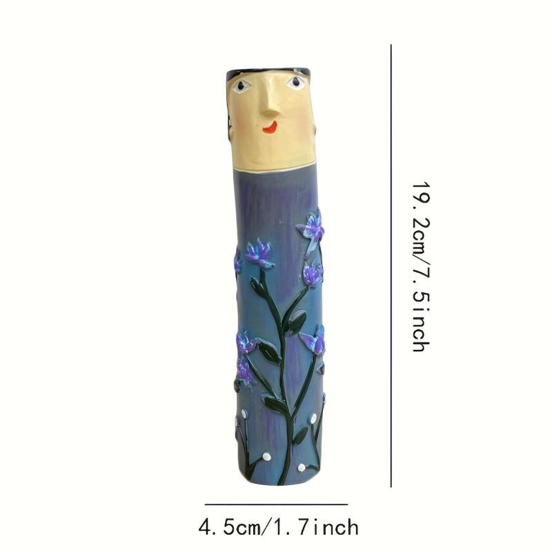 Bohemia Families Face Vase Resin Handicraft Home Decoration