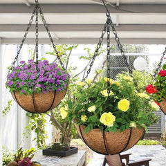 3 4pcs Hanging Baskets Chains 35 56 Cm 3 Leads Hanging Chains Flower Pot Hanger