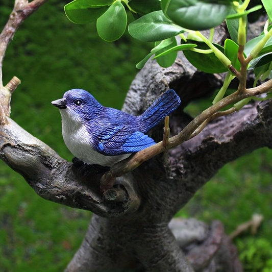 5pcs Bird & Nest Ornaments DIY Indoor Outdoor Garden Decoration