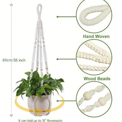 2 Packs Hanging Planters Indoor Outdoor Plant Hangers 88 9 Cm