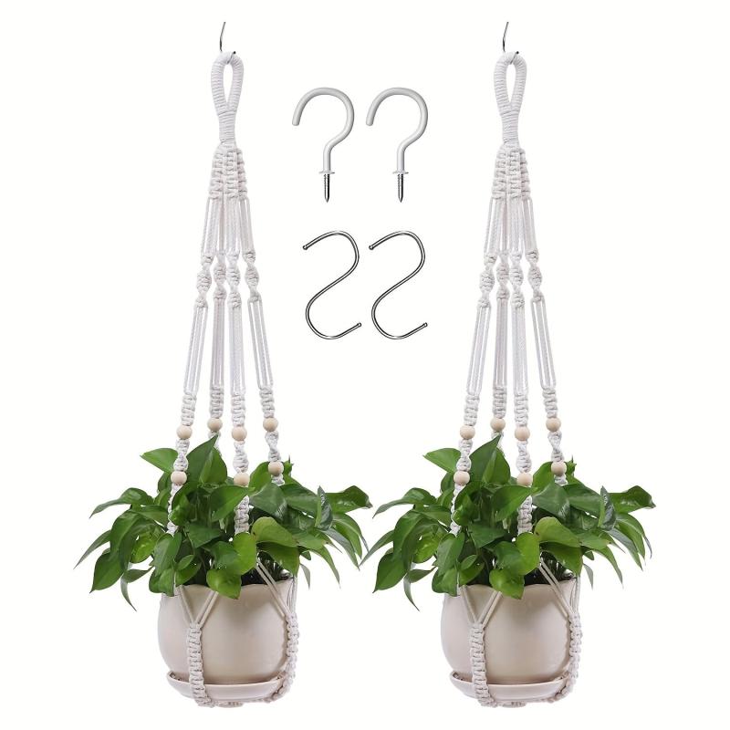 2 Packs Hanging Planters Indoor Outdoor Plant Hangers 88 9 Cm