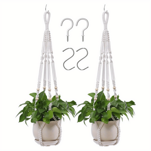 2 Packs Hanging Planters Indoor Outdoor Plant Hangers 88 9 Cm