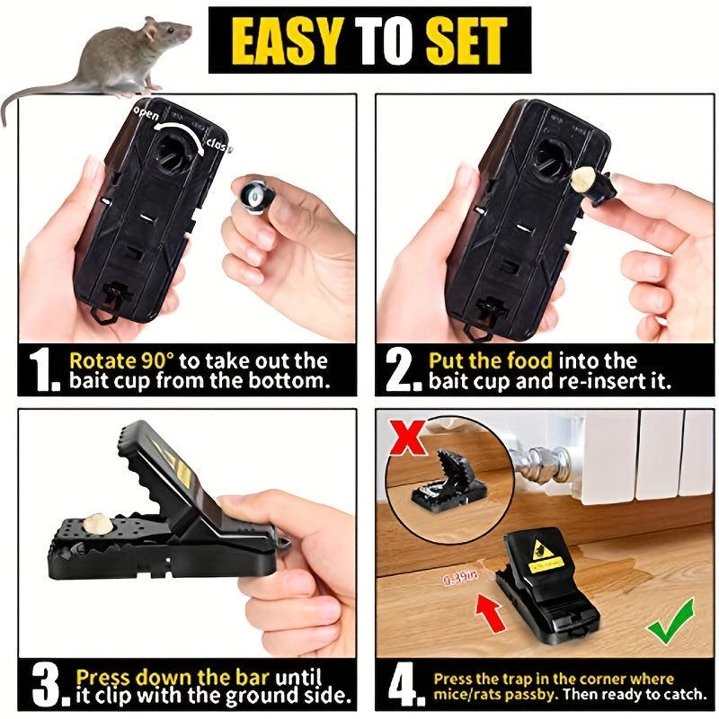 Mouse Trap Rats Mice Snap Trap 100 Remove Mouse Catcher