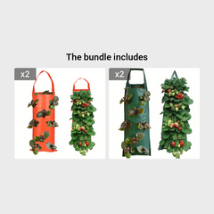 1pc Hanging Planting Bag for Delicious Outdoor Strawberries