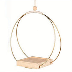 Iron Ring Flower Wreath Wall Hanging Flower Pot
